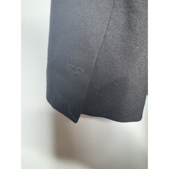 Chicos Ribbed Knit Single Button Blazer Jacket Black Size 3 (16) XL Jacket - Picture 7 of 12